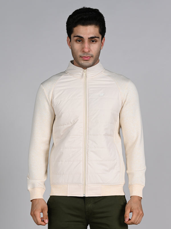 Killer Men High Neck Beige Sweat Shirts