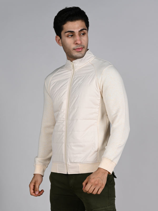 Killer Men High Neck Beige Sweat Shirts