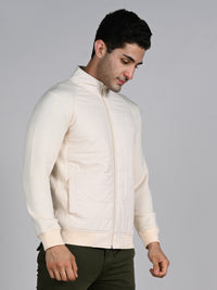 Killer Men High Neck Beige Sweat Shirts