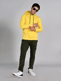 Killer Men Yellow Hooded Sweat Shirts