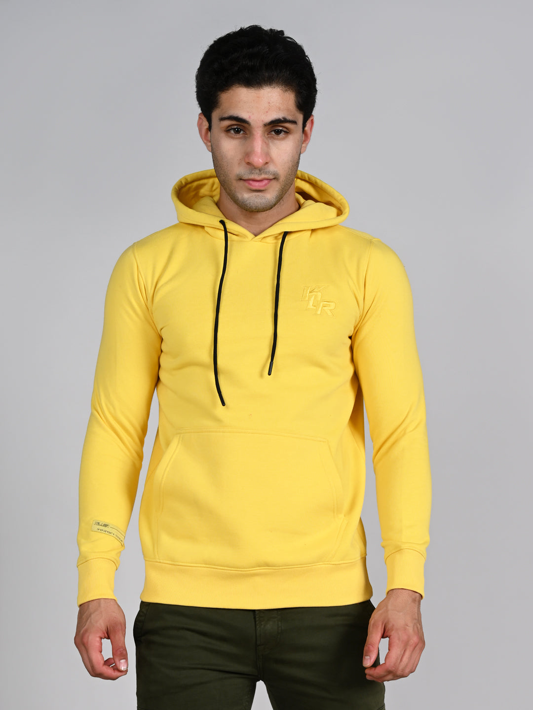 Killer Men Yellow Hooded Sweat Shirts