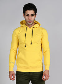 Killer Men Yellow Hooded Sweat Shirts