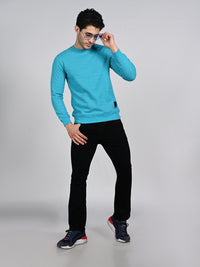 Killer Men Turquoise Blue Sweat Shirts