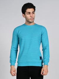 Killer Men Turquoise Blue Sweat Shirts