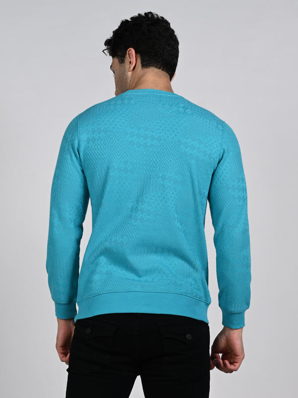 Killer Men Turquoise Blue Sweat Shirts