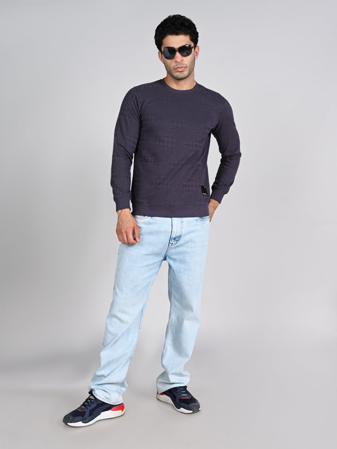 Killer Men Dark Grey Sweat Shirts