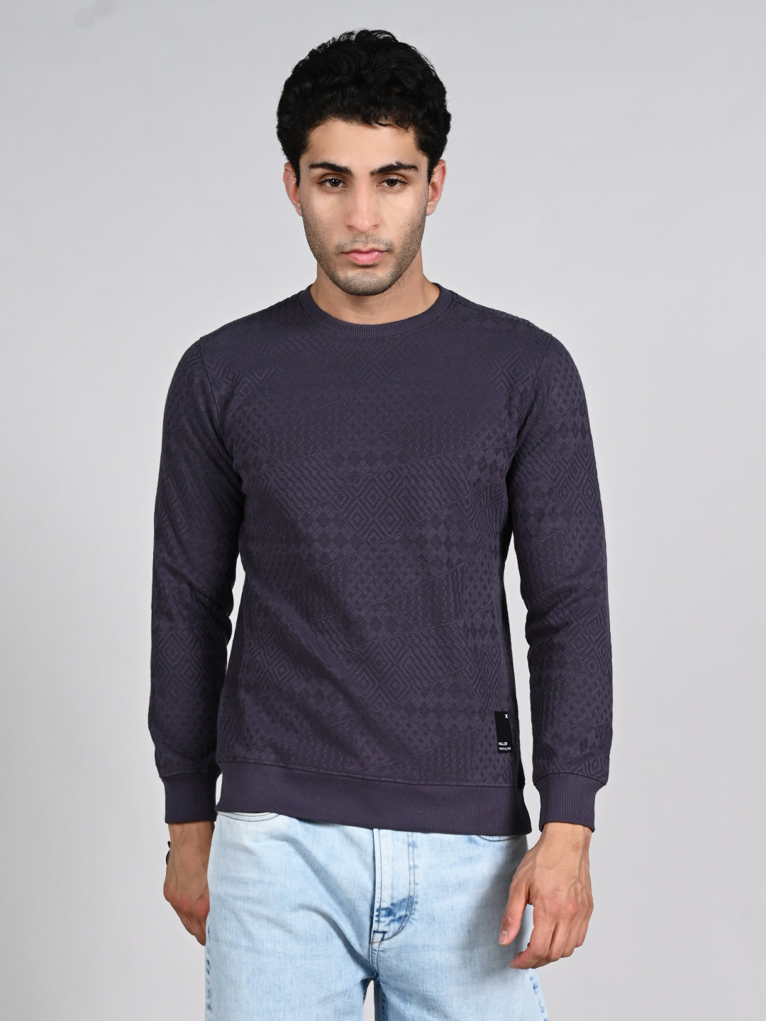 Killer Men Dark Grey Sweat Shirts