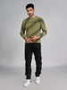 Killer Men Olive Printed Sweat Shirts