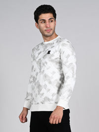 Killer Men White Printed Sweat Shirts