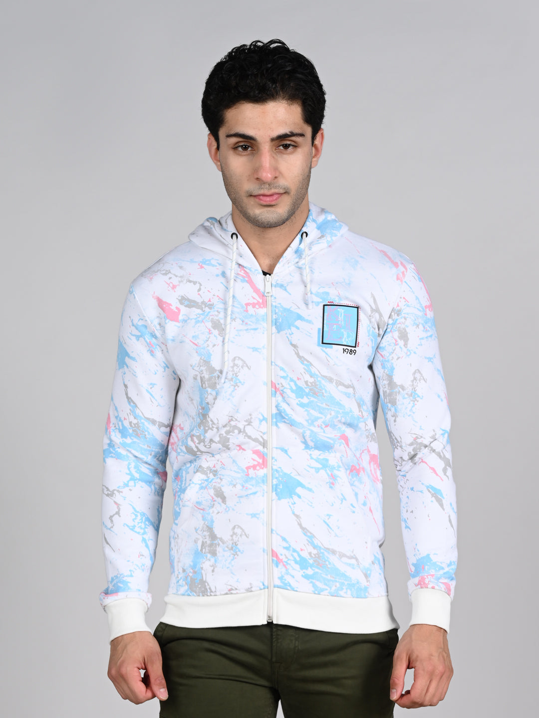Killer Men White Hooded Sweat Shirts