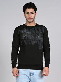 Killer Men Olive Printed Sweat Shirts