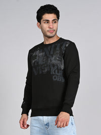 Killer Men Olive Printed Sweat Shirts