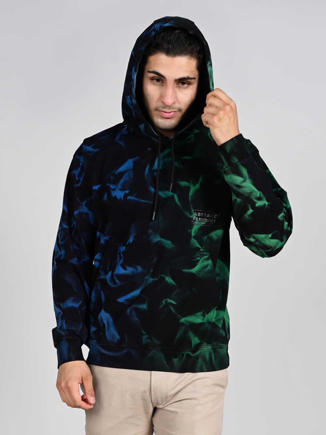 Killer Men Blue Hooded Sweat Shirts