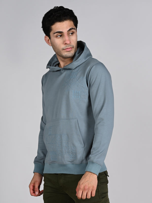 Killer Men Blue Hooded Sweat Shirts