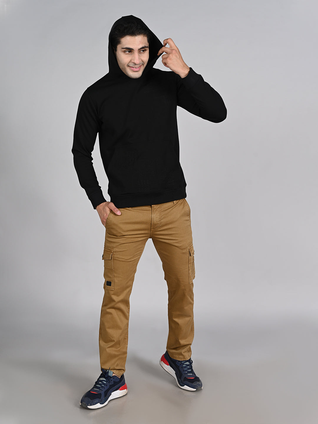 Killer Men Black Hooded Sweat Shirts