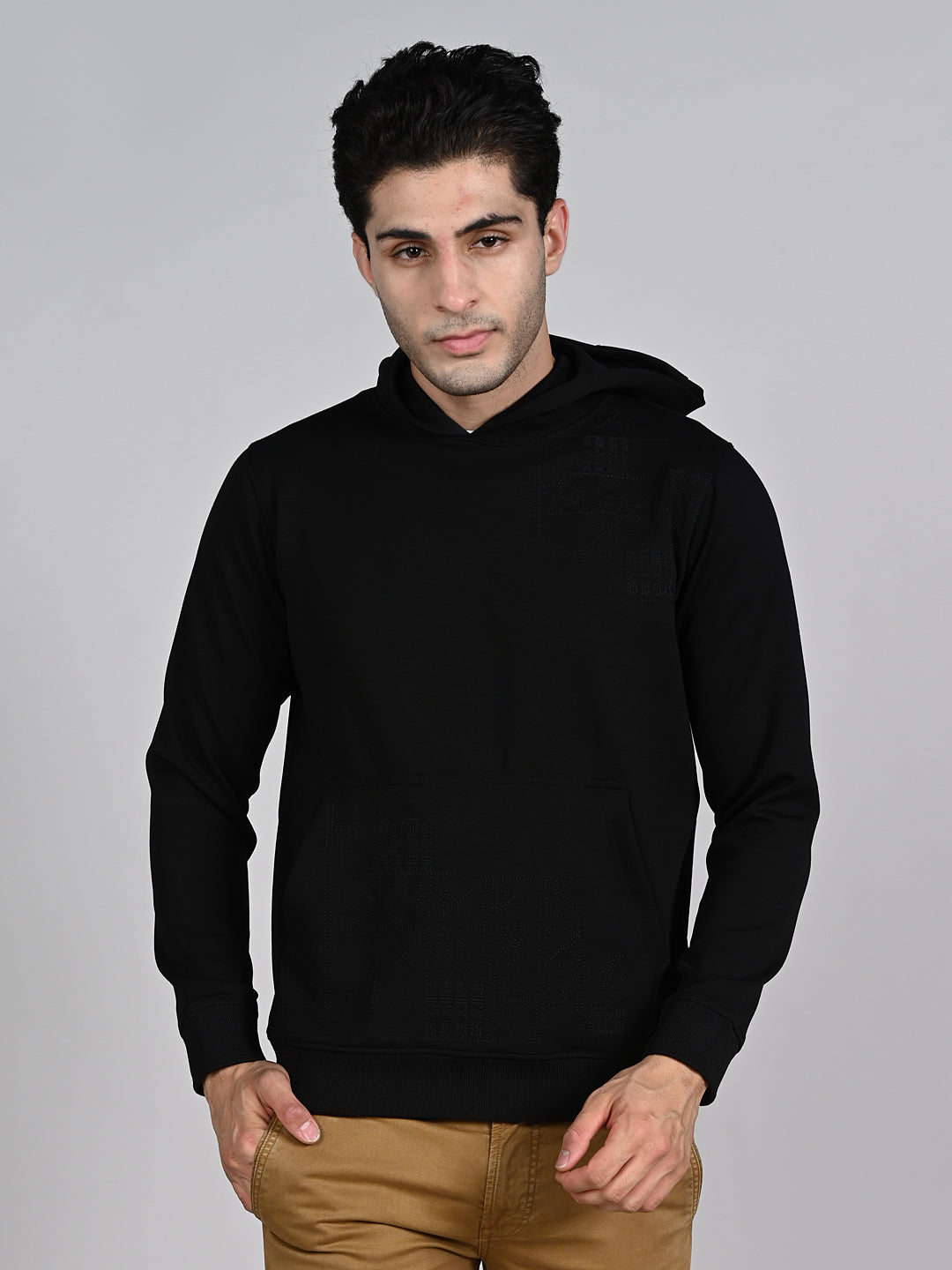 Killer Men Black Hooded Sweat Shirts