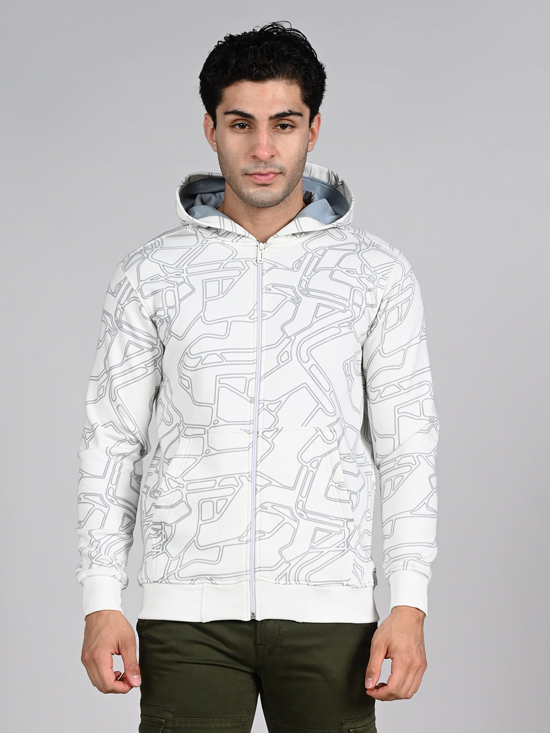 Killer Men White Hooded Sweat Shirts