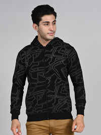 Killer Men Black Hooded Sweat Shirts