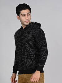 Killer Men Black Hooded Sweat Shirts