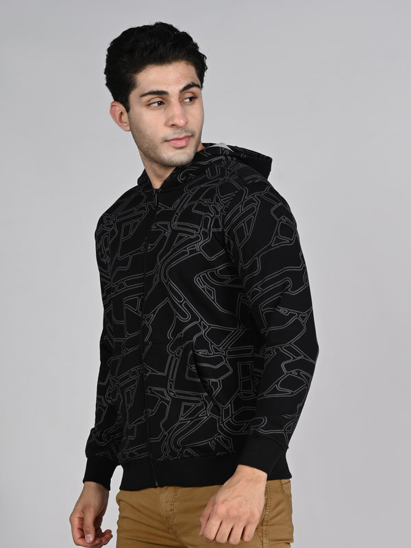 Killer Men Black Hooded Sweat Shirts