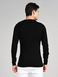 Killer Men Round Neck Balck Sweaters