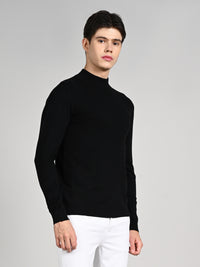Killer Men High Neck Black Sweaters