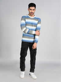 Killer Men Round Neck Khaki Sweaters