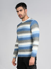 Killer Men Round Neck Khaki Sweaters