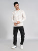 Killer Men Round Neck Khaki Sweaters