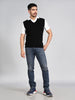 Killer Men V Neck Sleeveless Black Sweaters