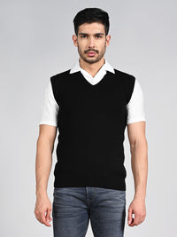 Killer Men V Neck Sleeveless Black Sweaters