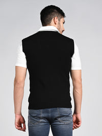 Killer Men V Neck Sleeveless Black Sweaters