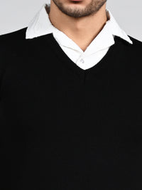 Killer Men V Neck Sleeveless Black Sweaters