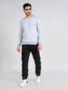 Killer Men Round Neck Grey Sweaters