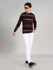 Killer Men Round Neck Wine Sweaters