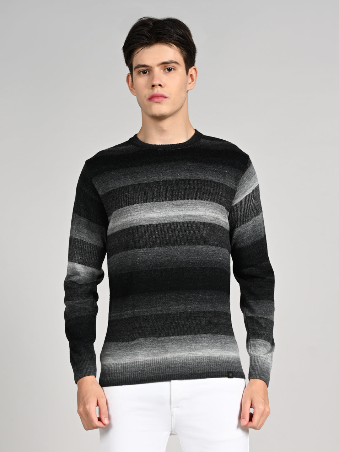 Killer Men Round Neck Balck Sweaters