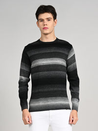 Killer Men Round Neck Balck Sweaters