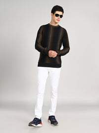 Killer Men Round Neck Navy Sweaters