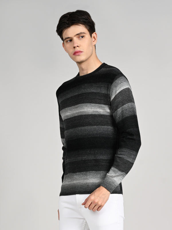 Killer Men Round Neck Balck Sweaters
