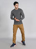 Killer Men Round Neck Grey Sweaters
