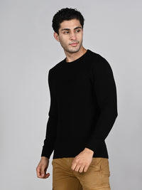 Killer Men Round Neck Balck Sweaters