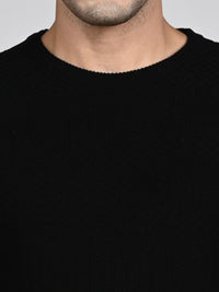 Killer Men Round Neck Balck Sweaters