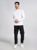 Killer Men Round Neck Light Grey Sweaters