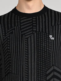 Killer Men Round Neck Balck Sweaters