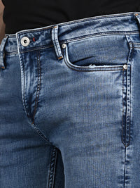 Killer Men Light Blue Solid Slim Fit Jeans