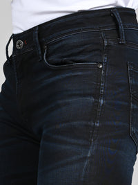 Killer Men Dark Blue Solid Slim Fit Jeans