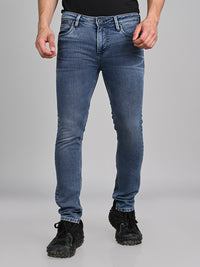 Killer Men Blue Solid Slim Fit Jeans