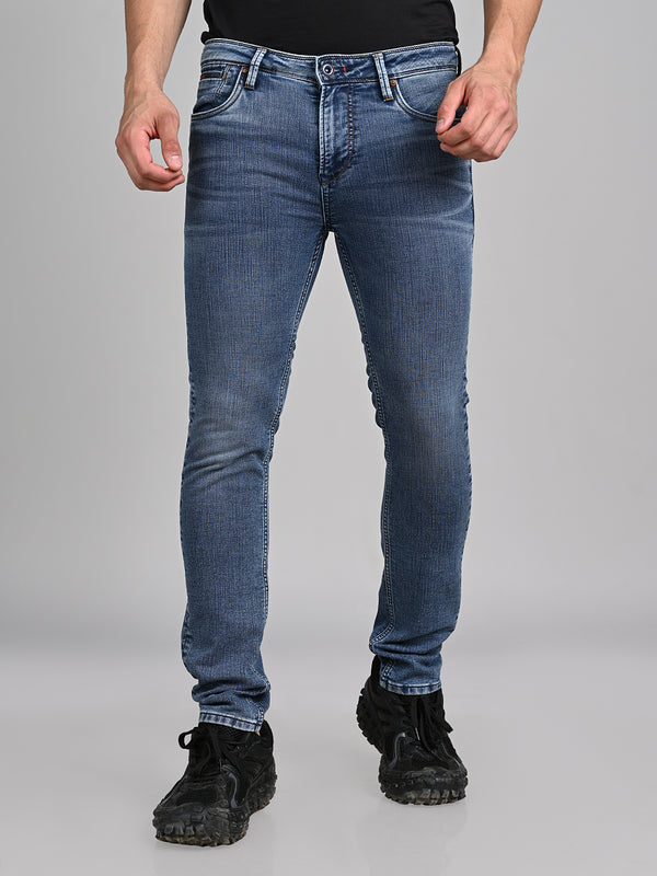 Killer Men Blue Solid Slim Fit Jeans