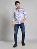 Killer Men White Printed Slim Fit Shirts