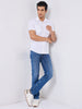 Killer Men White Solid Slim Fit Shirts